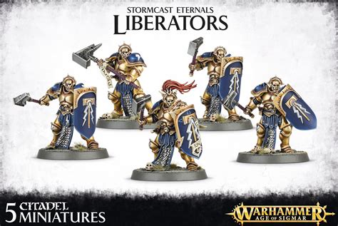 Warhammer Stormcast Eternals Liberators At Mighty Ape Nz