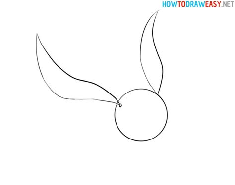 How To Draw The Golden Snitch How To Draw Easy