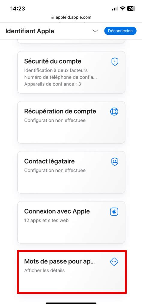 O Obtenir Le Mot De Passe De L Application De Synchronisation De