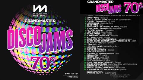 GRANDMASTER DISCO JAMS 70S NONSTOP 80 MINUTE MASTERMIX DJ MIX