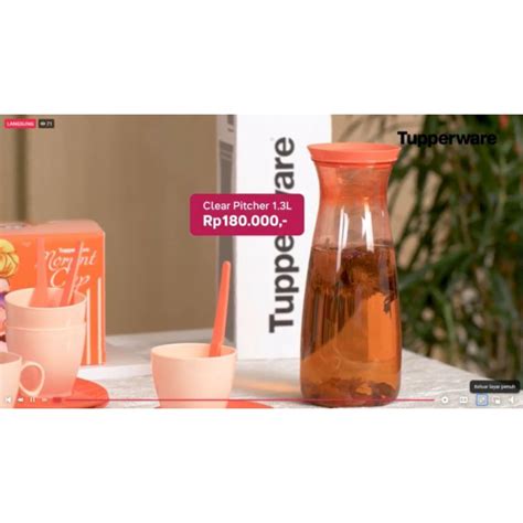 Jual Clear Pitcher Tupperware Shopee Indonesia