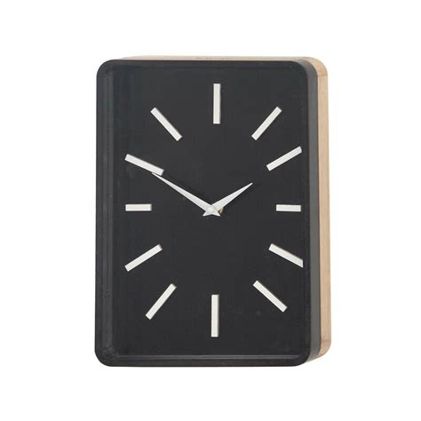 Wrought Studio Raposa Modern Rectangular Wall Clock | Wayfair