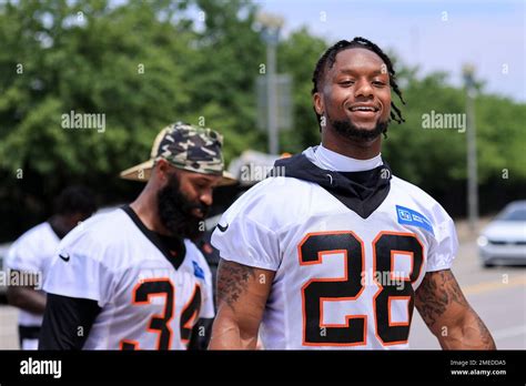 Cincinnati Bengals Running Back Joe Mixon During An Nfl Football Camp