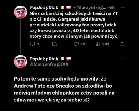 shrexy on Twitter Według prawaka influencer nie będący seksistą