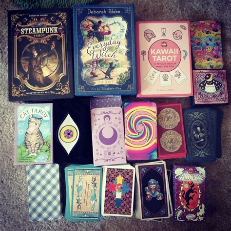 My Tarot Card Collection Part 1 Crystal Aura Gaze