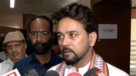 Anurag Thakur Anurag Thakur Hits Out At Congress Party For