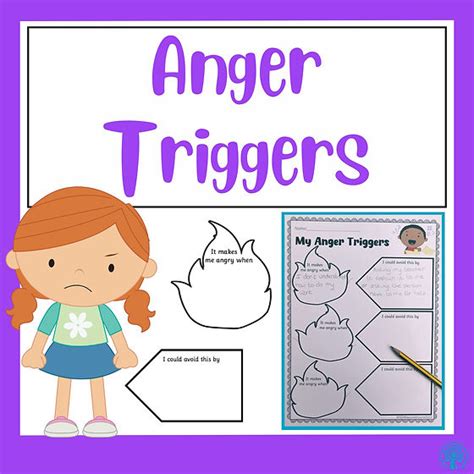 Anger Triggers Worksheet Sen Resource Source Worksheets Library