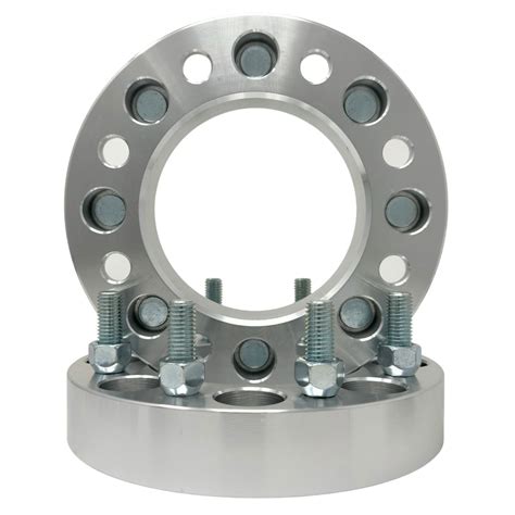 8X6.5 (8X165.1) Wheel Spacers 1.5" & 2" Inch (38-50mm) w/ 9/16-18 Stud ...
