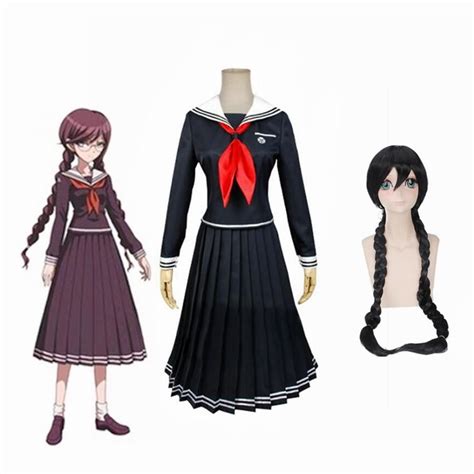 Anime Danganronpa Dangan Ronpa 2 Toko Fukawa Uniform Set Cosplay