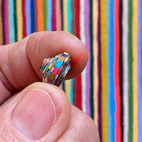 Laura Honse On Instagram A Minuscule Paper Bead Made From The Hand