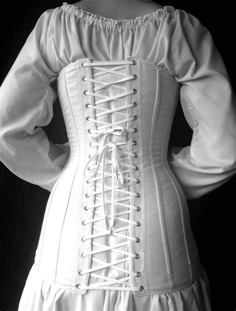 Titanic Over Bust Corset Edwardian C 1912 Erte Center Front Etsy Uk