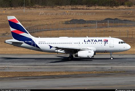 PT TML LATAM Airlines Brasil Airbus A319 132 Photo by Antônio Carlos