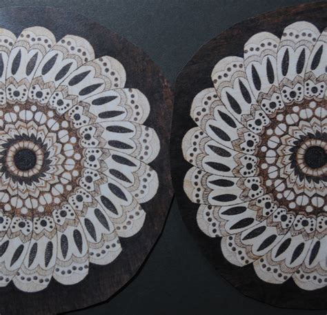 Mandala Flower Pyrography Tutorial Wood Burning Pyrography Made Easy