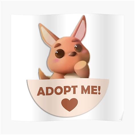 Adopt Me Map Kangaroo Roblox Poster By Makknz Redbubble