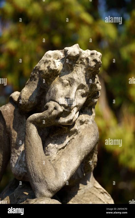 Cimitero Monumentale Historic Cemetery In Milan Lombardy Italy A