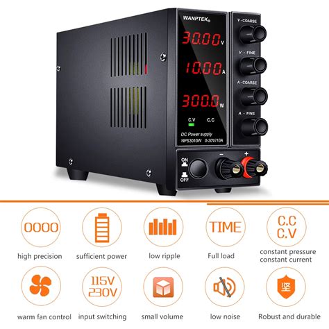 Лабораторный регулируемый блок питания Wanptek NPS3010W 30В 10А CC/CV