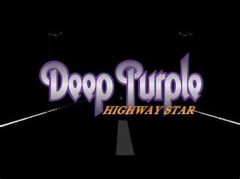 Deep Purple Highway Star Lyrics YouTube