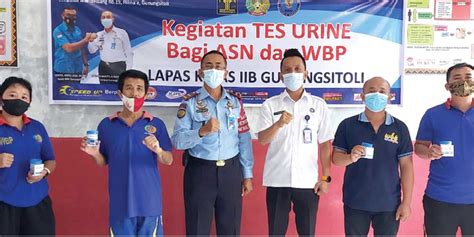 Tes Urine Warga Binaan Da Pegawai Lapas Negatif Lapas Klas Ii B