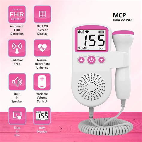 MCP JSL T501 Digital Fetal Doppler At 800 Foetal Heart Monitors In