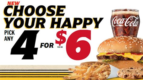 Hardees Launches New ‘choose Your Happy 4 For 6 Combo Deal Chew Boom