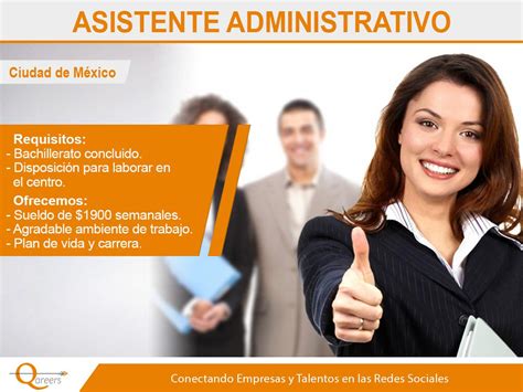 TrabajoEnMx On Twitter Se Solicita Asistente Administrativo Con O