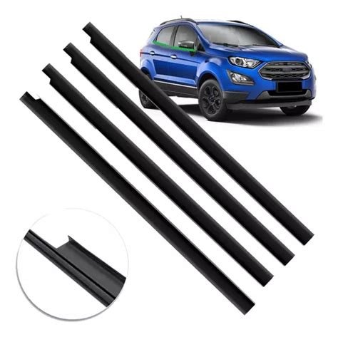 Kit 4 Pestanas Externas Vidros Ecosport 2013 A 2020 2021 Frete grátis