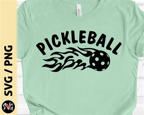 Pickleball Svg Png Pickleball Shirt Svg Pickleball Logo Etsy