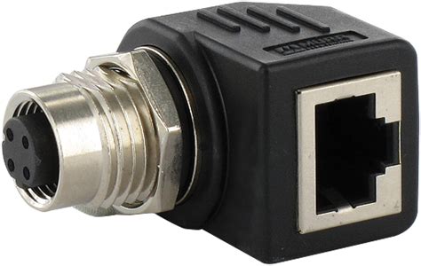 M12 Rj45 Ethernet Adapter 90° Im Murrelektronik Online Shop