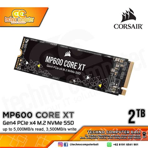 Ssd Corsair Mp600 Core Xt M2 Nvme 2280 Pcie Gen4 X4 2tb