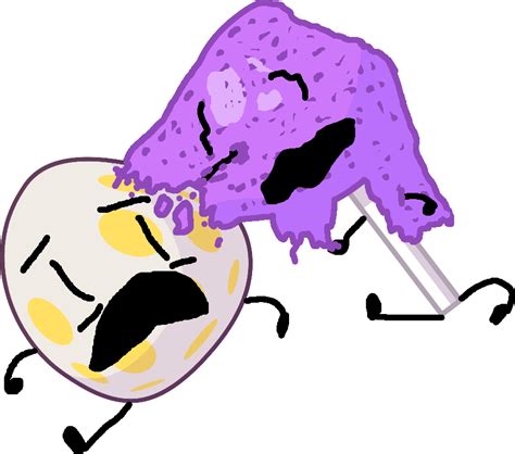 Image Lollipop Melting On Eggy Png Battle For Dream Island Wiki