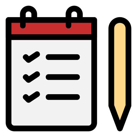 Checklist Generic Outline Color Icon