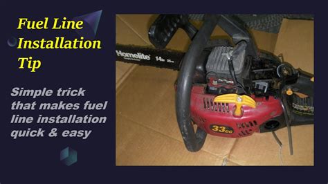 Homelite Xl Chainsaw Fuel Line Diagram