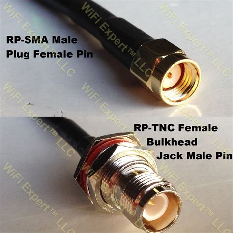 Lmr Rp Sma Male To Rp Tnc Female Bulkhead Coaxial Rf Pigtail Cable