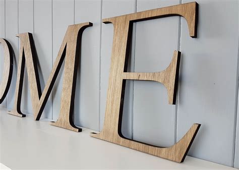 H O M E Letters Perfect For Wall Mounting Very Lightweight But Strong