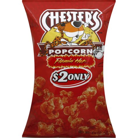 Chester S Flamin Hot Popcorn Oz Instacart