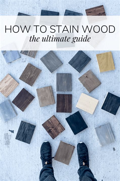 How to Stain Wood {The Complete Guide!} – Love & Renovations