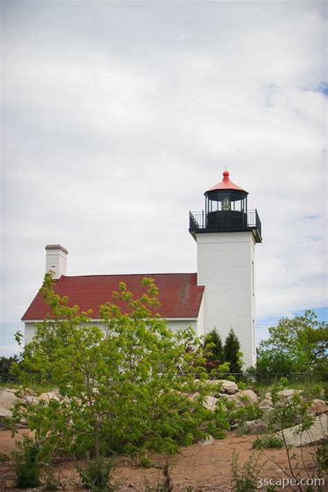 Sand Point Lighthouse Escanaba Mi Photograph By Adam Romanowicz