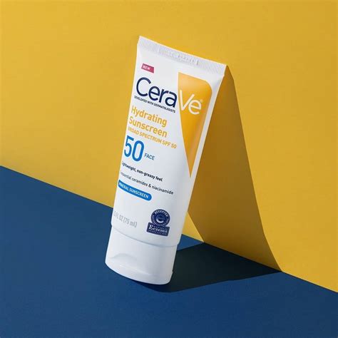 Cerave Hydrating Sunscreen Spf 50 Face Lotion 75ml