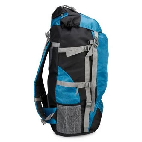 Interlane Sky Blue Polyester Trekking Travel Rucksack Bag Number Of