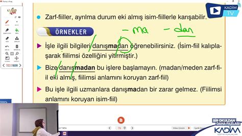 Sinif Edeb Yat Sifat F Ller Ders Tekrari Aral K Youtube