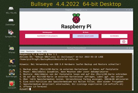 Raspberry Pi Imager Buster Bullseye Backup Mount Restore