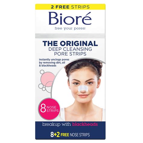 Biore Original Blackhead Remover Deep Cleansing Pore Strips Bonus