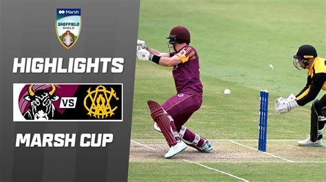 Queensland v Western Australia | Marsh One-Day Cup