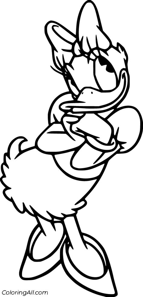 Daisy Duck Coloring Pages 47 Free Printables Coloringall