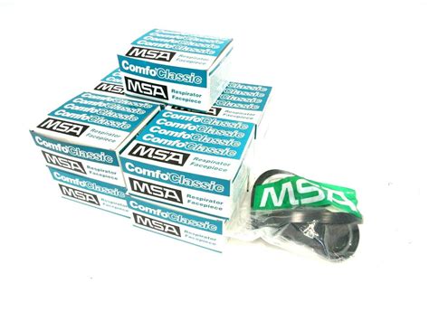 New Lot Of 9 Msa 808074 Comfo Classic Half Mask Respirator Medium Sb Industrial Supply Inc