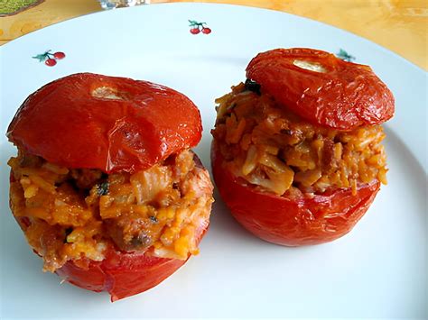 Recette de Tomates farcies au riz