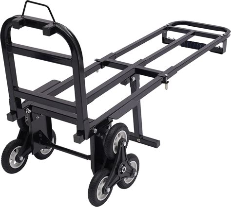 Stair Climbing Cart 460lbs Capacity Portable Folding Trolley With 6