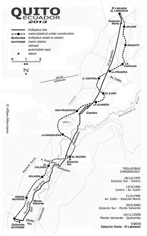 Quito Metro Map