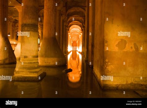 Cisterna Basilica In Istanbul Turkey Stock Photo Alamy