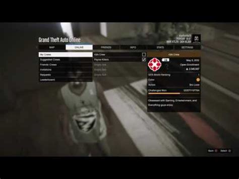 Gta Online How To Join A Crew Ps Xbox Xbox One Ps Episode